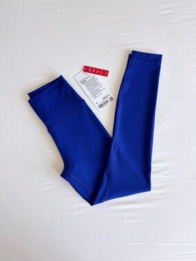 lululemon Wunder Train High-Rise Tight 24" Asia Fit Size XS Deep Sea Blue NWOT